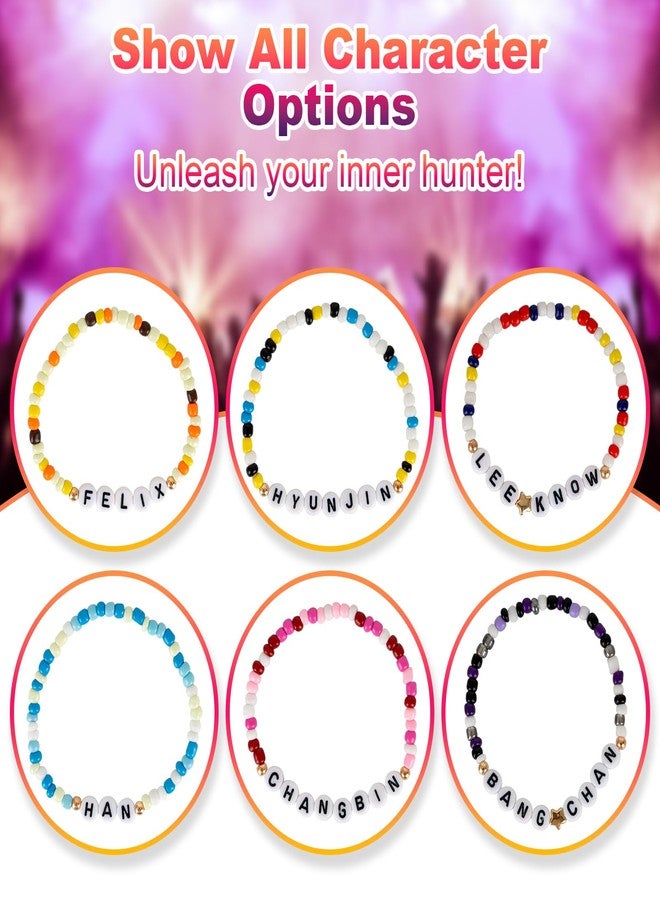 KINFERTE for Stray Kids Merch Bracelet for Fans - Friendship Jewelry Gift Set(6 Pack) | Birthday Gifts, Concert Accessories, Cosplay Merchandise for Stray Kids - Image 4
