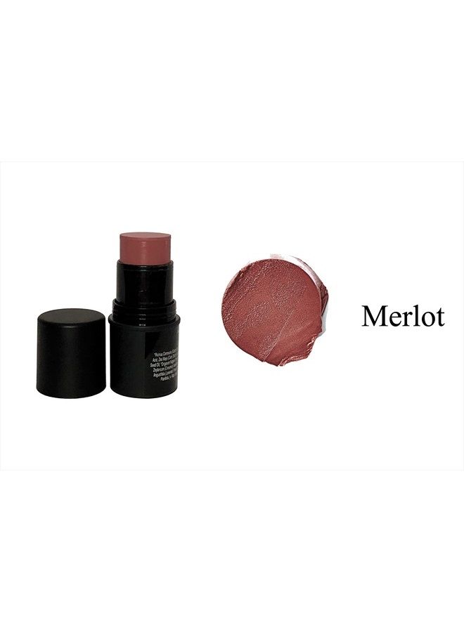 Mom's Secret Natural Organic Cream Blush Stick Cheek Tint, 100% Natural, Vegan, Gluten Free, Cruelty Free, Made in the USA, 0.18 oz. (Merlot) - Image 2