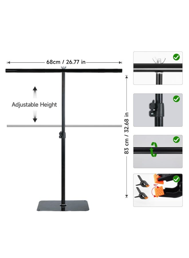 WALALLA 7PCS 14Patterns Photography Background Paper with Backdrop Stand, Double-Sided Small Product Food Photo Tabletop Photoshoot for Jewelry Cosmetics Makeup Props - Image 4