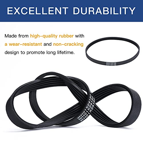Reyhoar WH01X24180 Washer Drive Belt, Compatible with GE Clothes Washing Machine, Replaces AP6024314, PS11736832, 4455970 - Image 5
