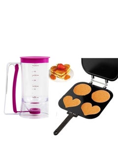 DubaiGallery Pancake Maker Non Stick Pancake Maker Pan With Cake Batter Dispenser  - Image 1