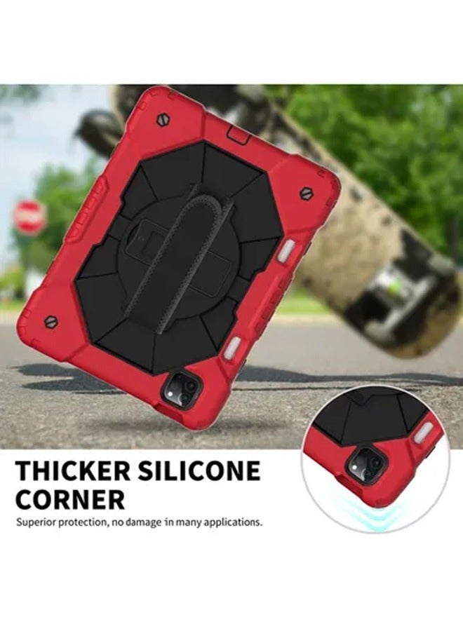 Captaintech Protective Case Cover For Apple iPad Air4/Air5 10.9 inch (2020/2022)and iPad Pro 11 2018/2020/2021 Generations,Rugged Heavy Duty Shockproof Rotatable Kickstand with Pencil Holder - Image 5