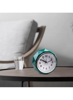 Alarm Clock LED Light, Silent Non-Ticking Quartz Analog Clock Diamond Cut Texture for Desk Table Bedrooms Bedside (Green) - pzsku/ZDFFF1972D962C76D494AZ/45/_/1735306058/a3408069-41d1-479d-a1b1-7414db80986f