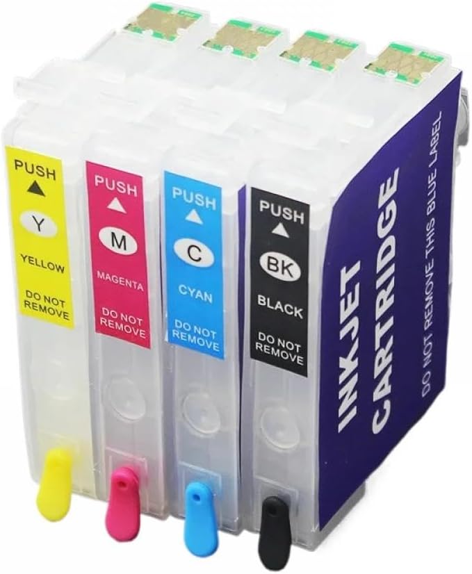 خرطوشة حبر قابلة لإعادة التعبئة مع شريحة إعادة الضبط متوافقة مع طابعات XP 103 و203 و207 و303 و306 و33 و406 - Image 2