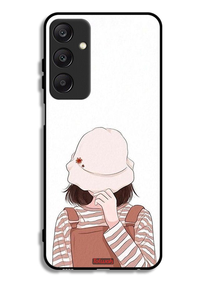 Tolwak Samsung Galaxy A25 5G Protective Case Cover Hide Face By Hat - Image 1