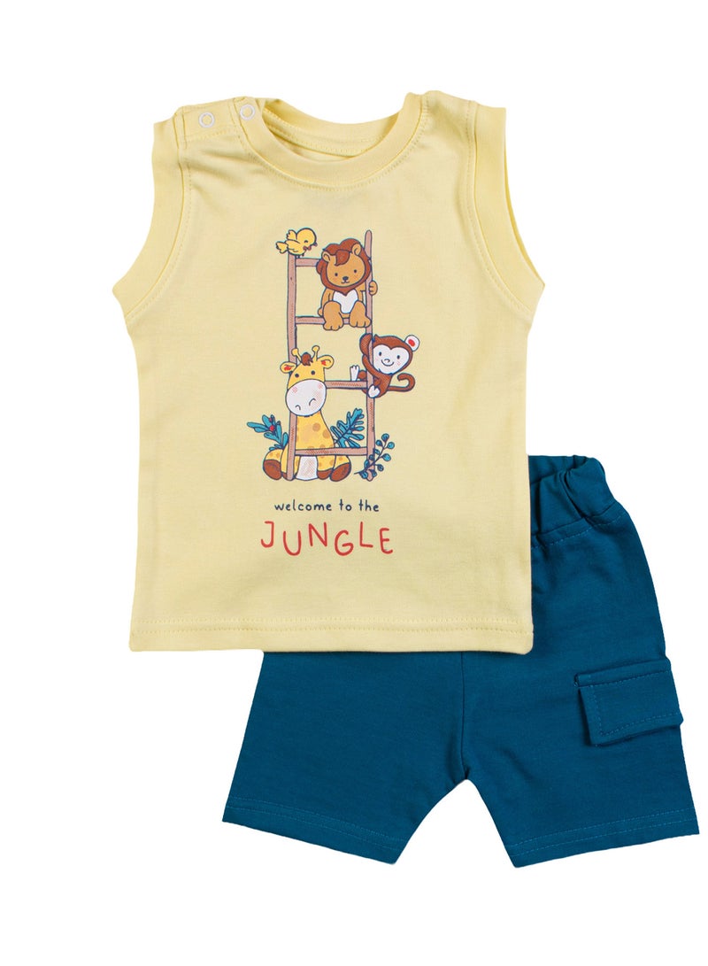 Zercon Summer Pajama Set for Newborn Babies 6289 - Image 1