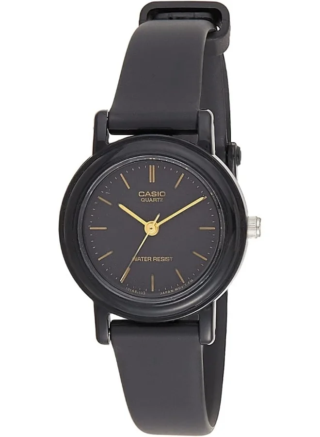 كاسيو Women'S Watch - Lq-139Amv-1Eldf Black Dial, Black Band