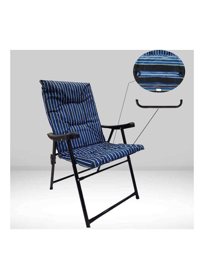 SMART HOME Folding chair with armrest, picnic seat, sports chair, outdoor chair and garden chair - Image 1