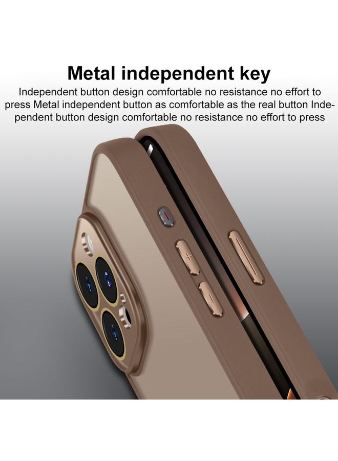 زبون جراب لهاتف iPhone 11 Pro Max، جراب هاتف نانو شبه شفاف بملمس الجلد المصقول - Image 5