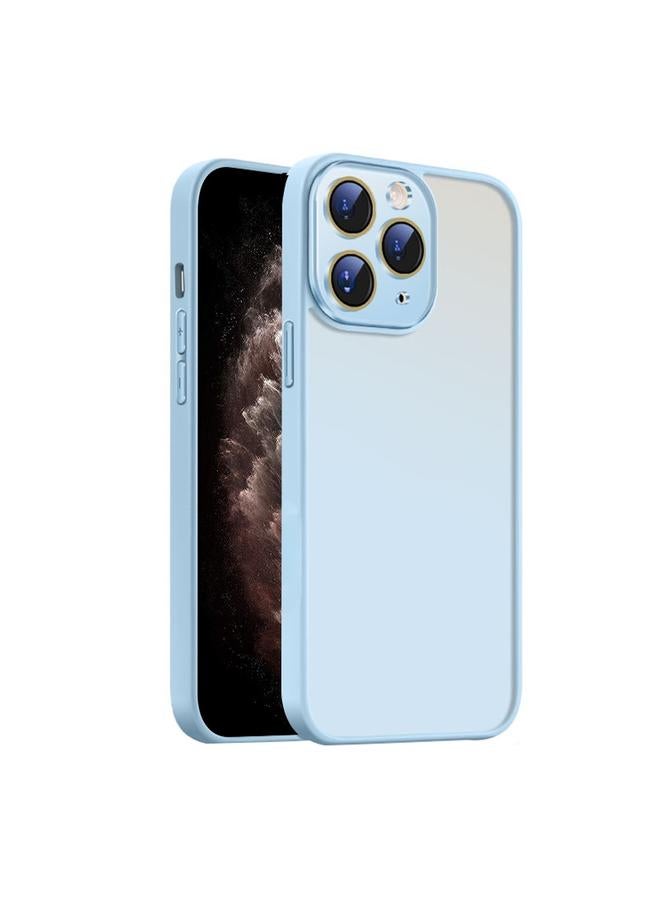 زبون جراب لهاتف iPhone 11 Pro Max، جراب هاتف نانو شبه شفاف بملمس الجلد المصقول - Image 1