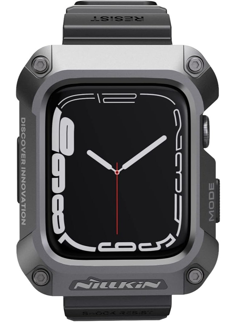 Nillkin DynaGuard Wristband Series Cover Case Designed For Apple Watch Series 44mm/4/5/6 - Grey - Image 1