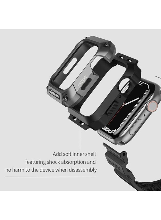Nillkin DynaGuard Wristband Series Cover Case Designed For Apple Watch Series 44mm/4/5/6 - Grey - Image 2
