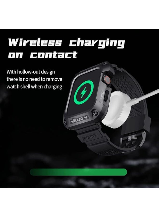 Nillkin DynaGuard Wristband Series Cover Case Designed For Apple Watch Series 44mm/4/5/6 - Grey - Image 5