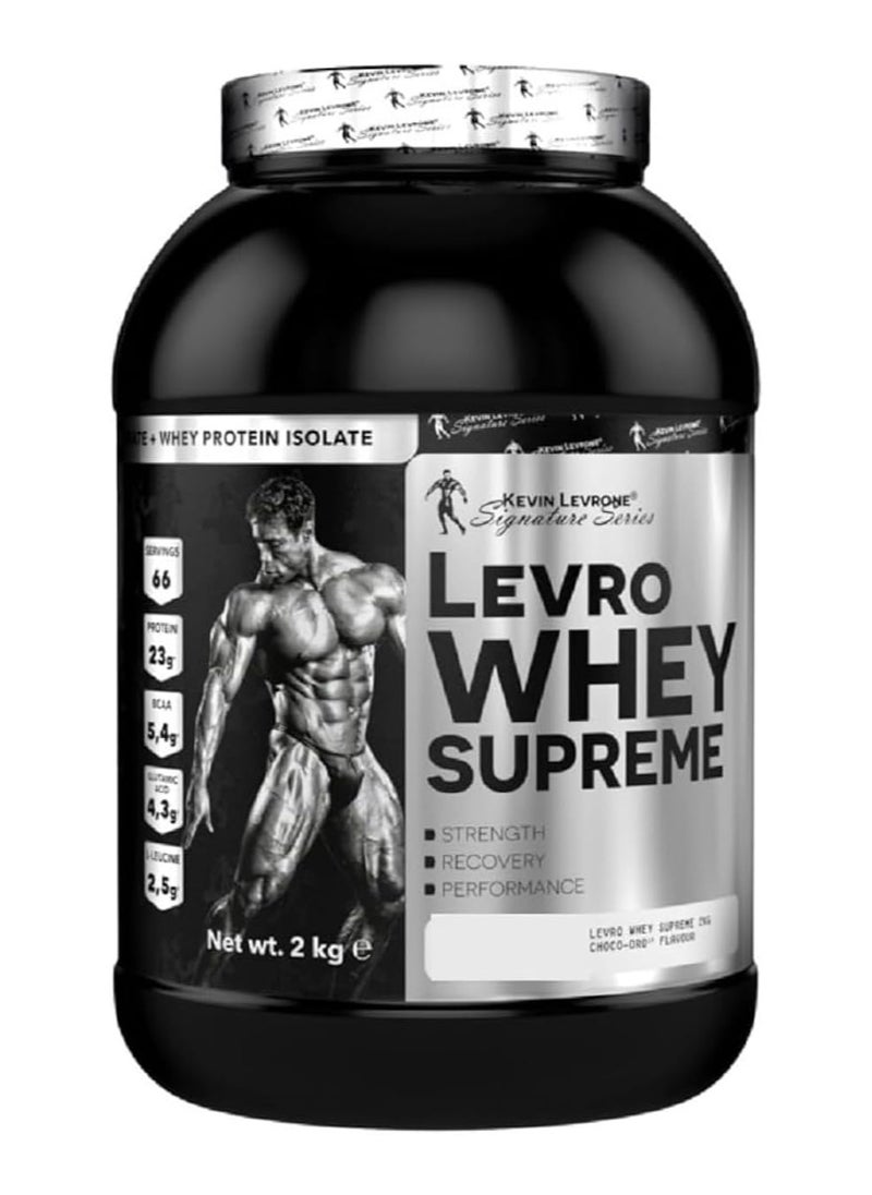 KEVIN LEVRONE Levro Whey Supreme, Chocolate Flavour, 2kg 