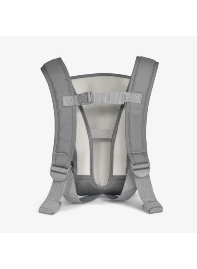 KIKKABOO حمالة ظهر MYRA للأطفال، مريحة، عرض وأحزمة قابلة للتعديل، خالية من اليدين، 3 أوضاع حمل، حتى 9 كجم، خفيفة الوزن، شبكة قابلة للتنفس، رمادي - Image 3