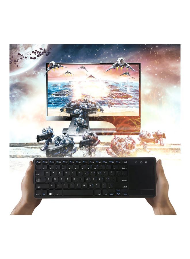 NIBEMINENT Replacement Wireless Touchpad Keyboard Black - Image 2