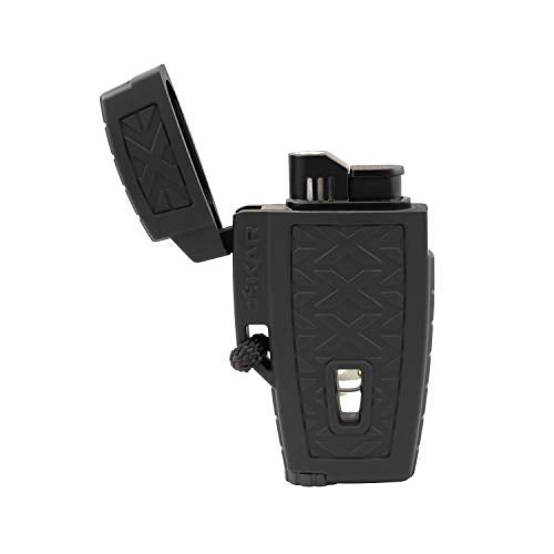 Xikar Stratosphere II High Altitude Lighter, Single Jet Flame, Windproof, Ergonomic Design, Durable and Dependable, Black - Image 2