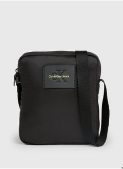 Calvin Klein Jeans Men's Logo Reporter Bag - Nylon, Black  - Image 1