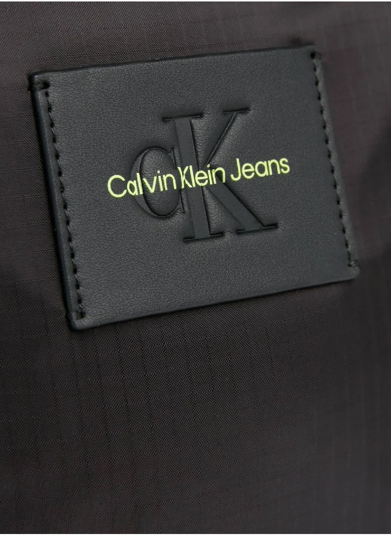 Calvin Klein Jeans Men's Logo Reporter Bag - Nylon, Black