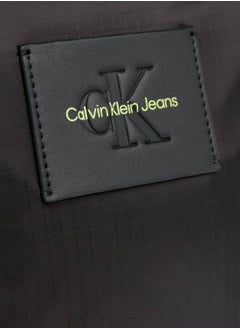 Calvin Klein Jeans Men's Logo Reporter Bag - Nylon, Black  - Image 4