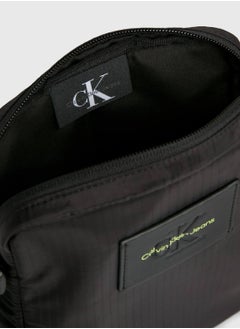 Calvin Klein Jeans Men's Logo Reporter Bag - Nylon, Black  - Image 5