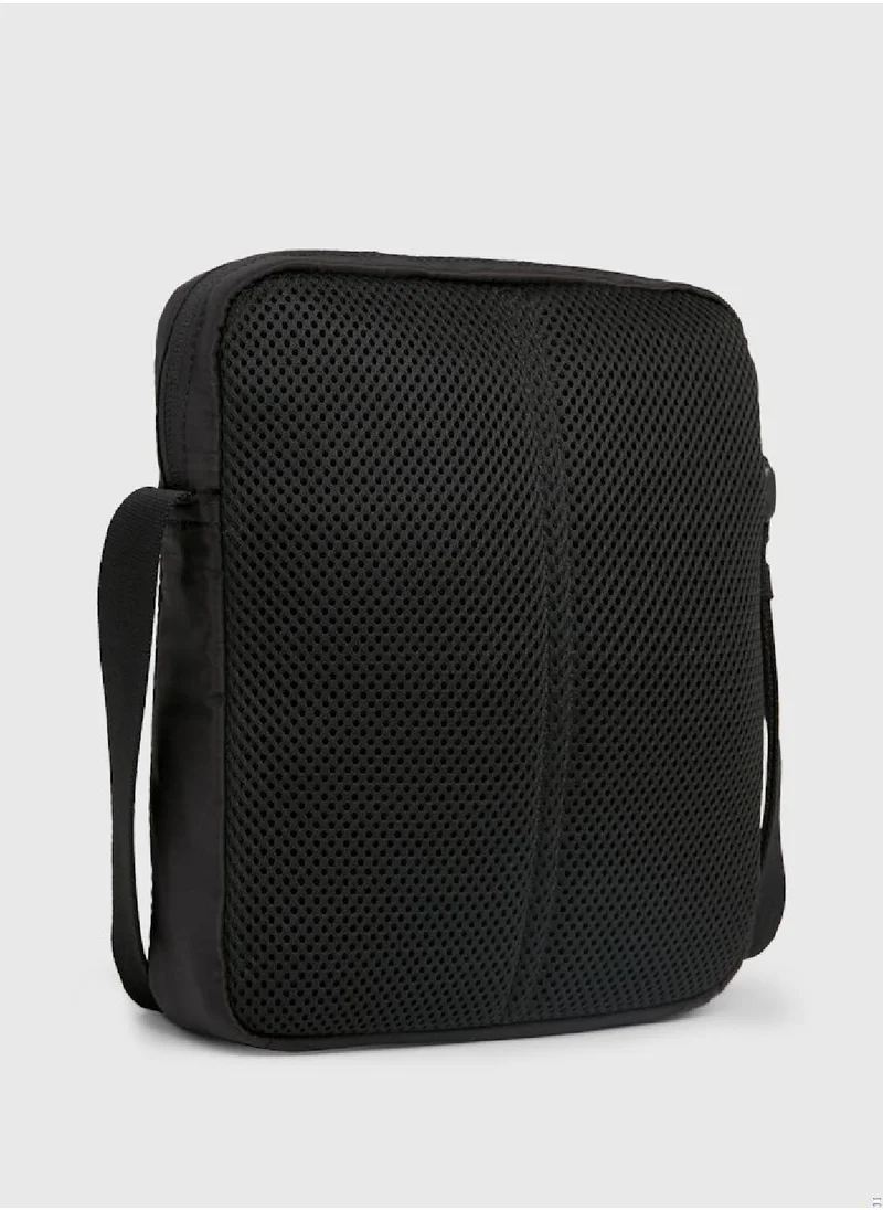 Calvin Klein Jeans Men's Logo Reporter Bag - Nylon, Black