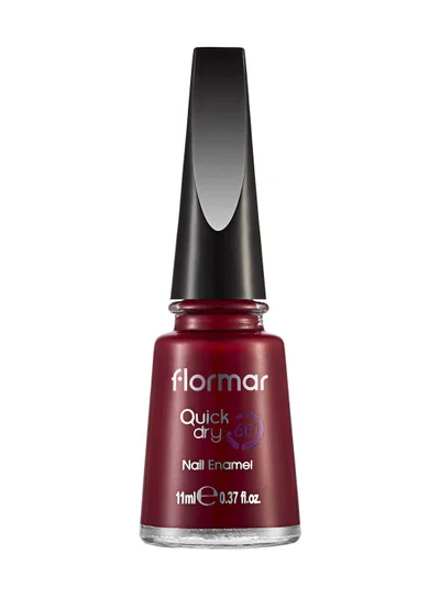 flormar Flormar Quick Dry Nail Enamel - QD06 Fiery Red