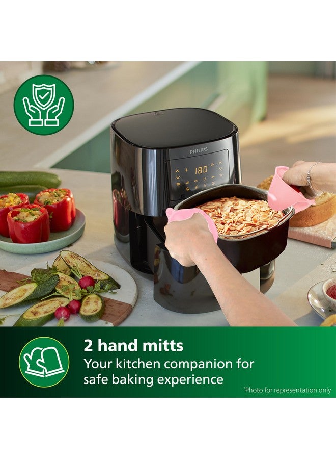 Philips Philips Airfryer Home Baking Accessory Kit with Baking Pan, Muffin Cups and Hand Mitts, HD9810/01, Compatible with Large Airfryer - Image 3
