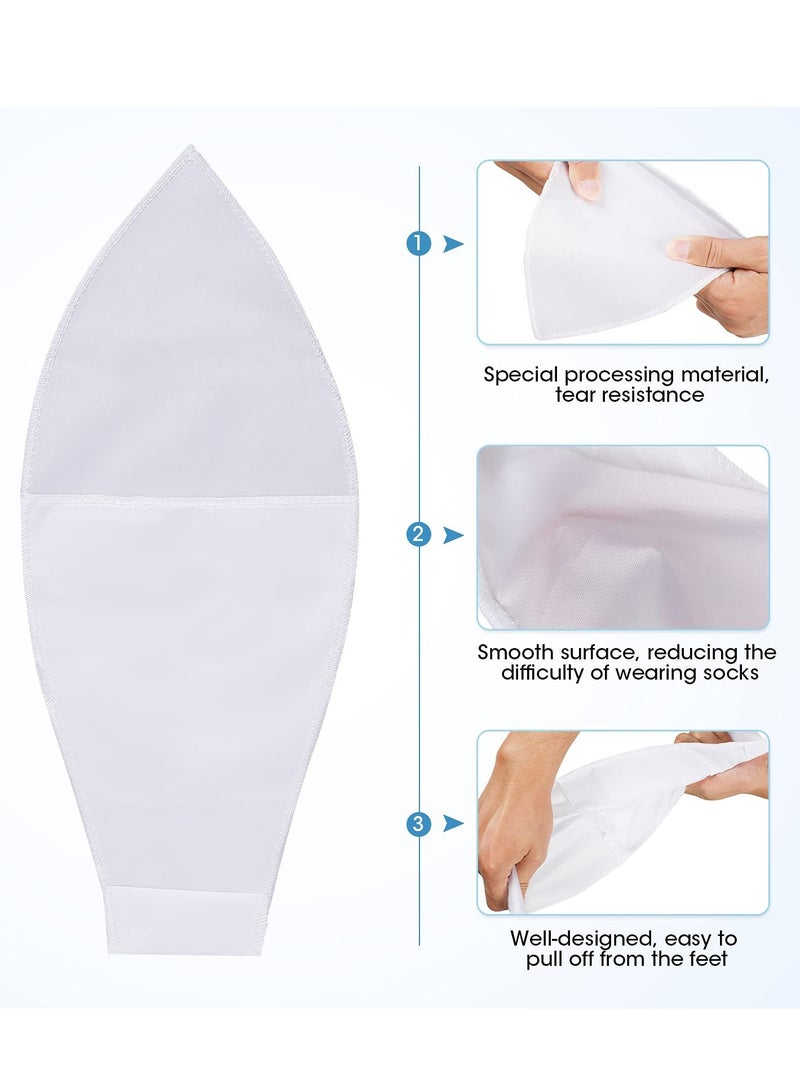 Barakah Open Toe Compression Sock Aid for Easy Slide, Slip Stocking Applicator to Help Assist Put On for Elderly, Disabled, Pregnant, 10 Pcs - Image 3