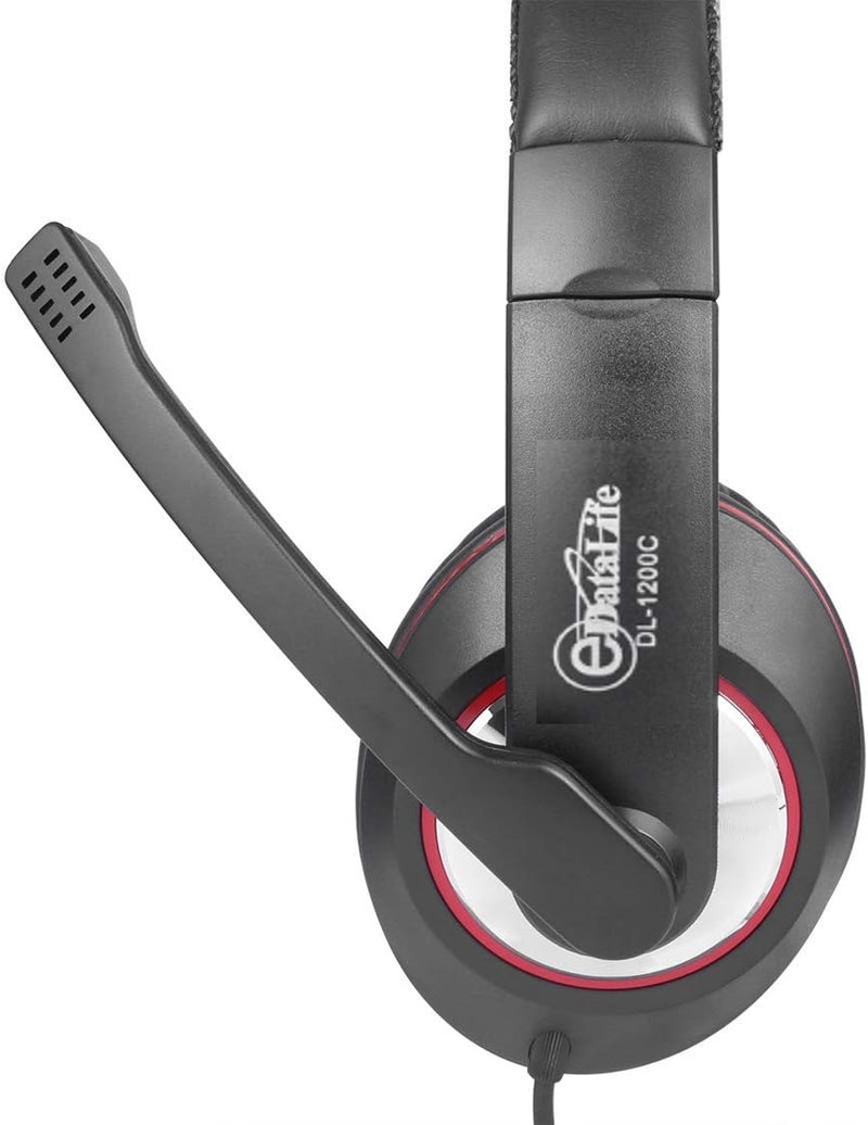 eDataLife Gaming Headset With Microphone Suitable For Fortnite And Online Games, And For Chatting During The Game Dl-1200C (Red), Medium - Image 2