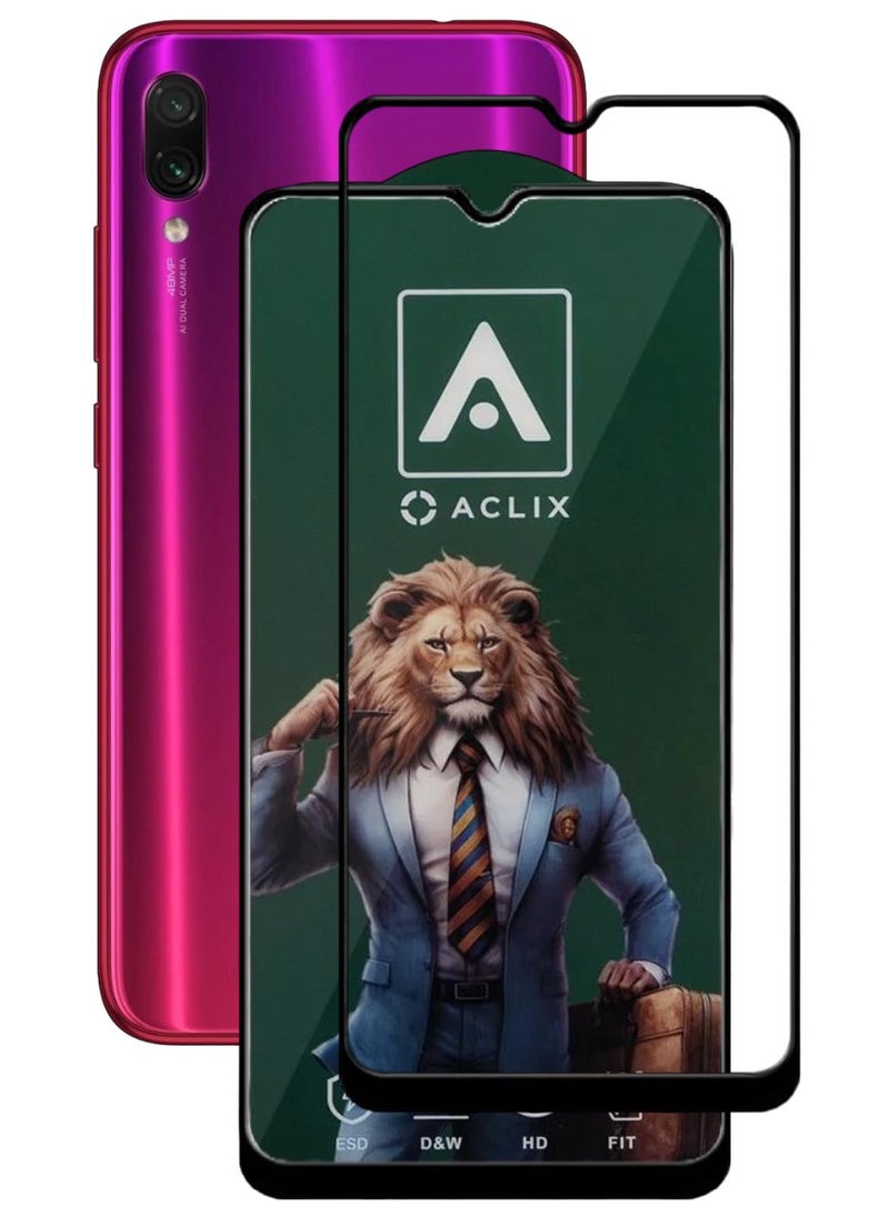 ACLIX Antistatic ESD Dustproof Premium Quality High Definition Tempered Glass Screen Protector Designed For Xiaomi Redmi Note 7 - Image 1