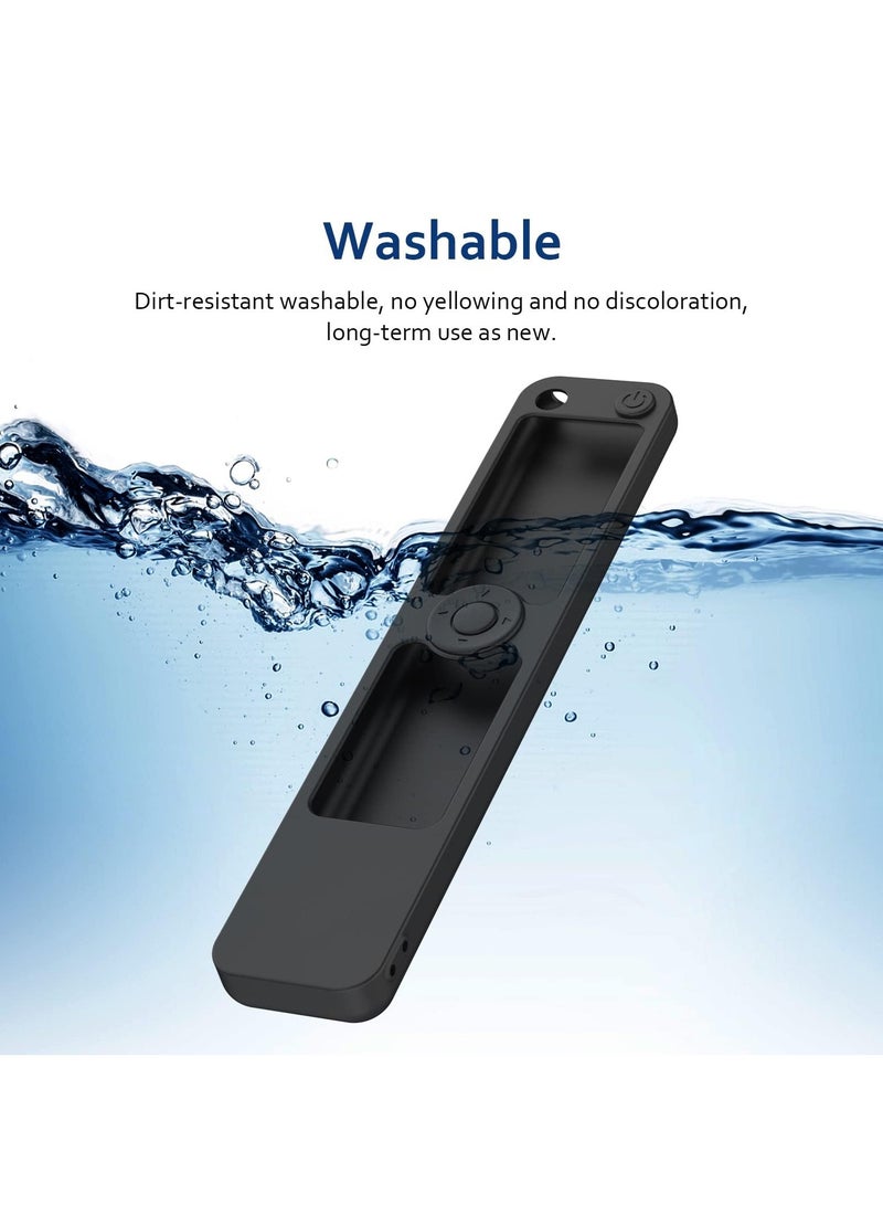 Protective Silicone Remote Case for Sony RMF-TX600U RMF TX600C RMF-TX500U RMF-TX500E RMF-TX600E Smart Voice Remote Cover (Black)  - Image 5