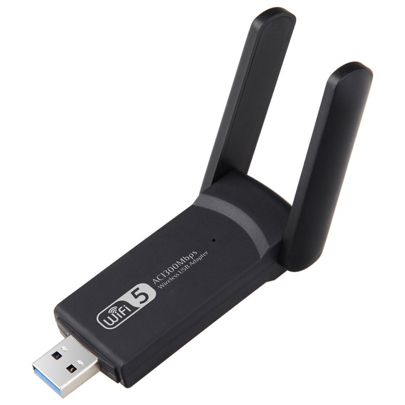 1200M dual frequency wireless network card 2.4G/5.8G notebook desktop gigabit WIFI signal receiving transmitter - Image 1