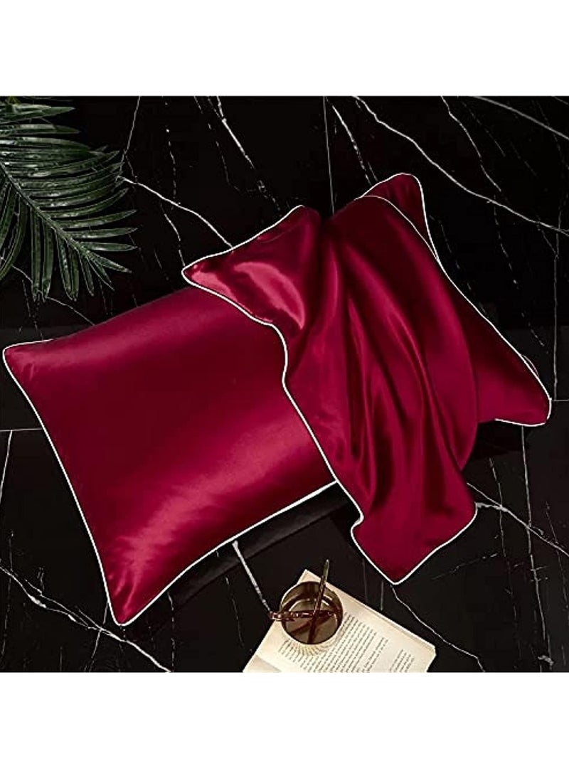 Mulberry Silk Pillowcase Premium Cotton Pillow Case  Breathable & Durable  - Image 1