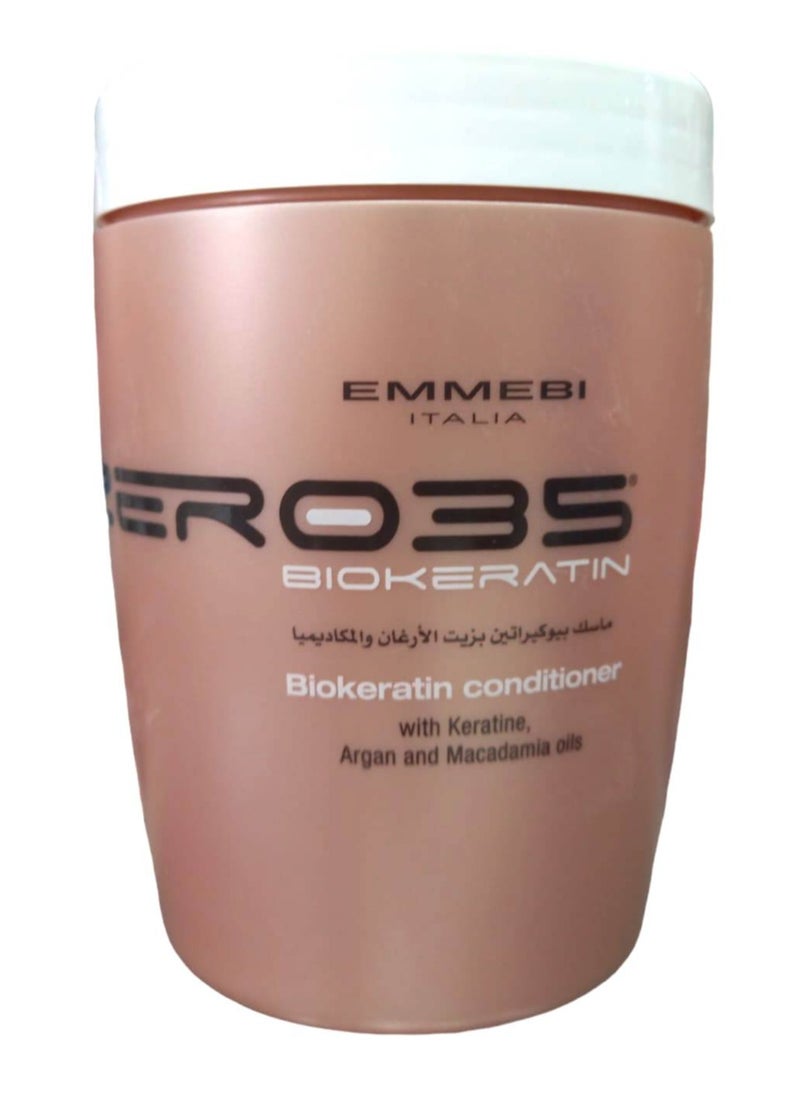 zero35 Biokeratin Conditioner With Keratine Argan And Macadamia Oils 1000Ml 