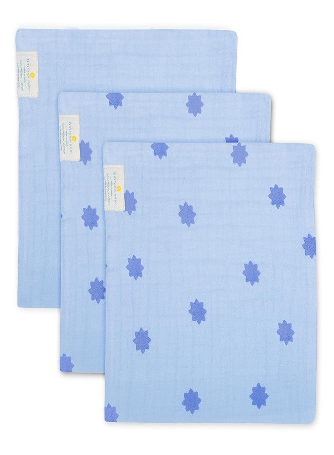 NINTARABABY So-Softs Muslin Wash Cloths - Ultra-Soft, Hypoallergenic, Highly Absorbent, Multi-Purpose Baby Cloths, Quick-Drying, 10" x 10", Gifts for Babies, Infants & Toddlers, Pack of 3 - Image 1
