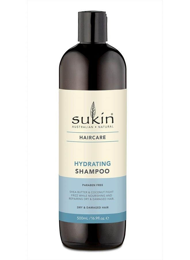 Sukin Hydrating Shampoo, Dry & Damaged Hair, 16.9 Fl Oz - Image 1