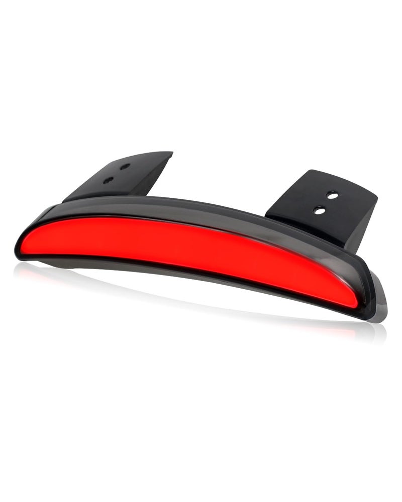 QUASCO Motorcycle Chopped Rear Fender Edge LED Diffused Brake Tail Light Turn Signals Taillight Compatible with Harley Sportster Iron 883 XL1200C XL1200L XL1200N XL1200R XL1200V XL1200X