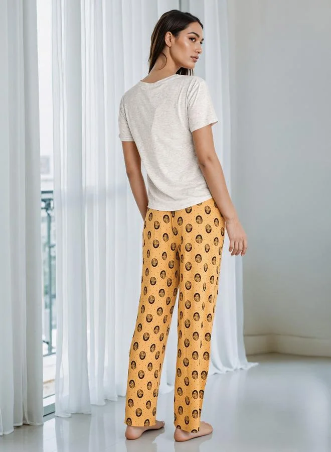 Splash FAV  Printed Pyjama Set for Women | Best Price UAE
