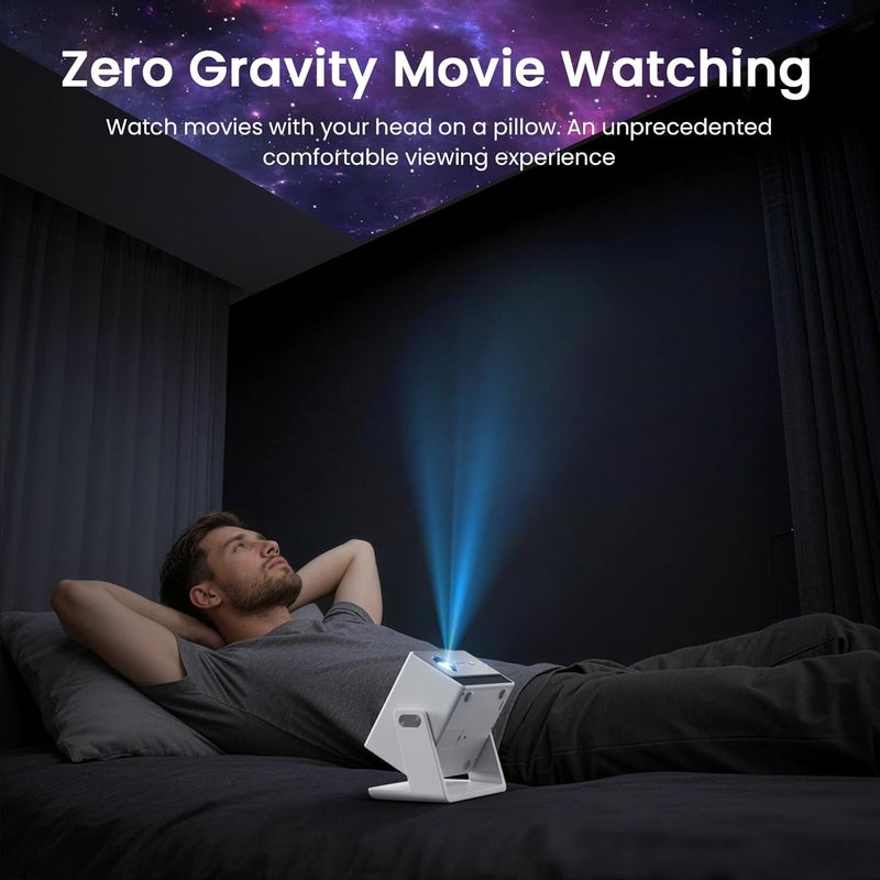 HAPPRUN 1500 ANSI Smart Projector - 4K Full HD Home Theater with Built-in Apps, Dolby Sound, WiFi & Bluetooth - Image 5