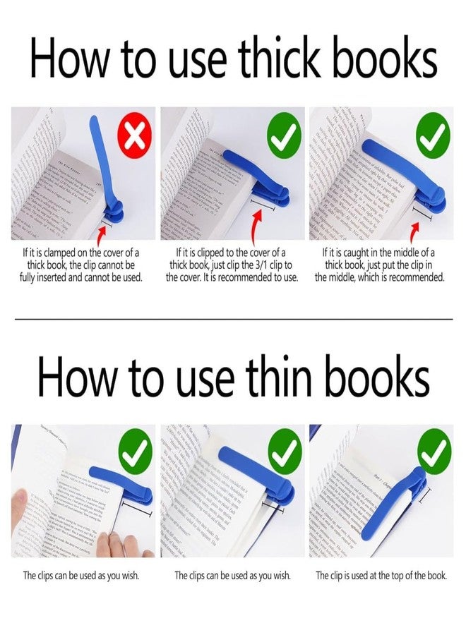SpiderJuice 3pc Multicolour Unique Silicone Automatic Bookmark Page Keeper Book Paper Holder Markers Bookmark Clip for Reading Lovers Women Men Kids Teachers Reading Accessories Gifts - Image 3