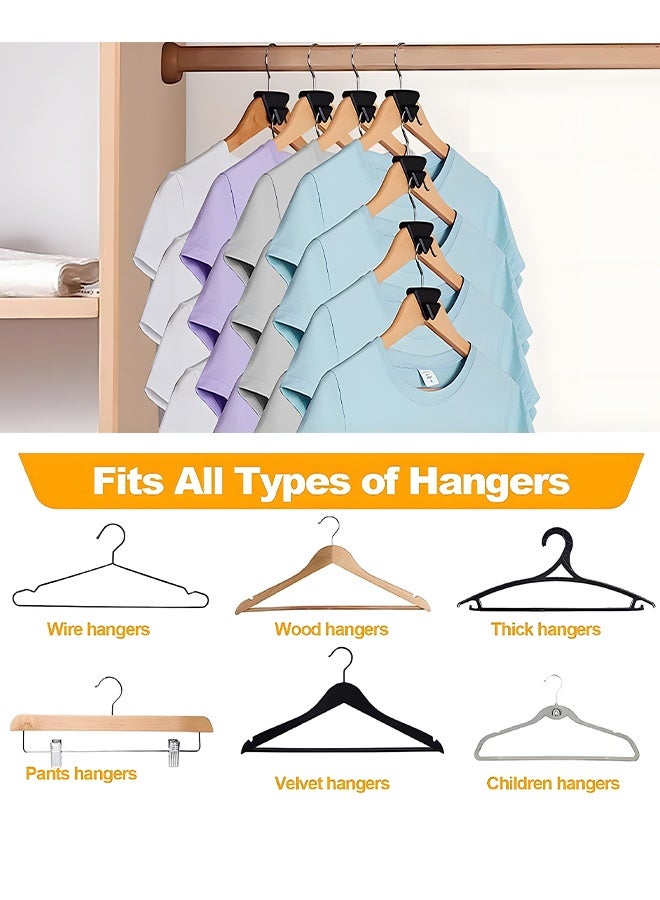 UNUNS Space-Saving Clothes Hanger Hooks,25PCS Heavy Duty Cascading Hooks,Hangers To Create Up 5X More Closet Space For  - Image 5