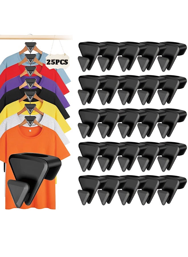 UNUNS Space-Saving Clothes Hanger Hooks,25PCS Heavy Duty Cascading Hooks,Hangers To Create Up 5X More Closet Space For  - Image 1