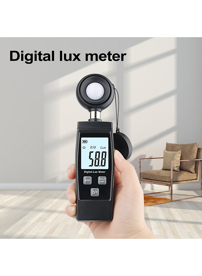 Generic - Light Meter Handheld Lux Meter for Ambient Light Intensity Monitoring Digital Photometer Range up to 200,000 Lux Photo Illuminance Sensor - Image 1