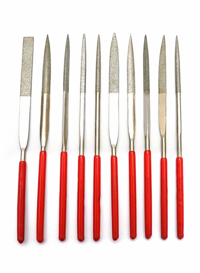 Harrier Guitar Nut Files Needle Fret Saddle Files Guitar Repair Luthier Tool Set of 10Pcs. - Image 1