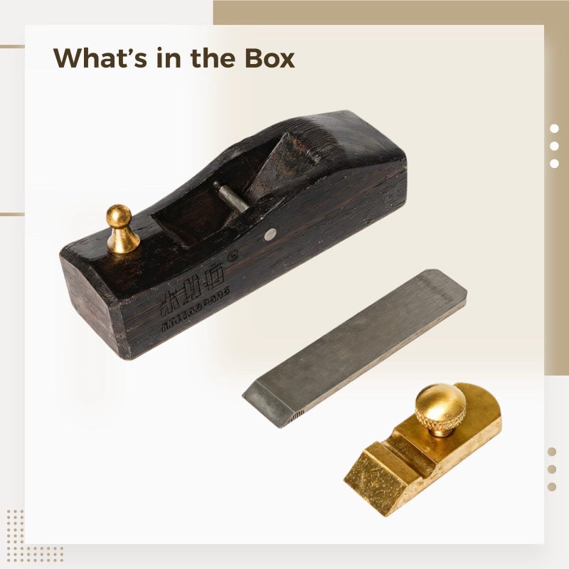 Lightweight Chamfer Plane For Woodworking Carbon Steel Frame With High Speed Blade - Image 4