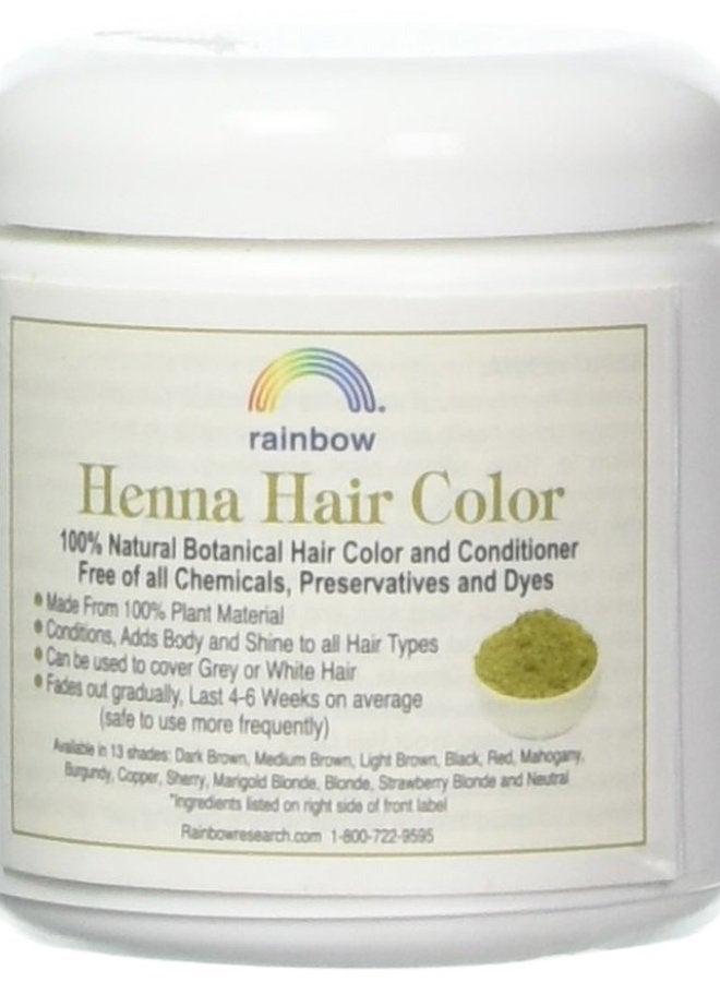 Rainbow Research Henna Hair Color and Conditioner, Persian Brown Chestnut, 4 Ounce (HEN40004) - Image 2
