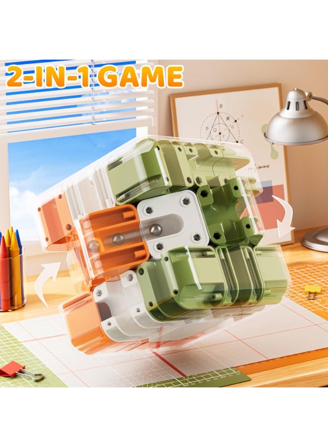 لعبة مكعبات ثلاثية الأبعاد للأطفال من 5 إلى 8 سنوات ومن 8 إلى 12 سنة، لعبة مطابقة الألوان، ألعاب تعليمية حسية، هدية عيد ميلاد للأطفال والكبار من 5 إلى 9 سنوات فما فوق. - Image 3