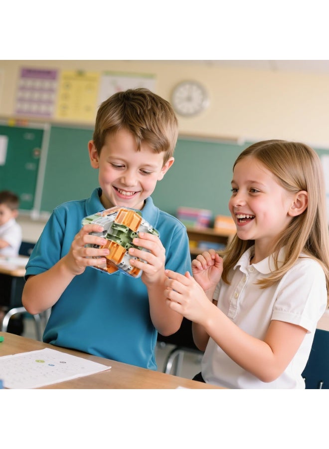 لعبة مكعبات ثلاثية الأبعاد للأطفال من 5 إلى 8 سنوات ومن 8 إلى 12 سنة، لعبة مطابقة الألوان، ألعاب تعليمية حسية، هدية عيد ميلاد للأطفال والكبار من 5 إلى 9 سنوات فما فوق. - Image 2