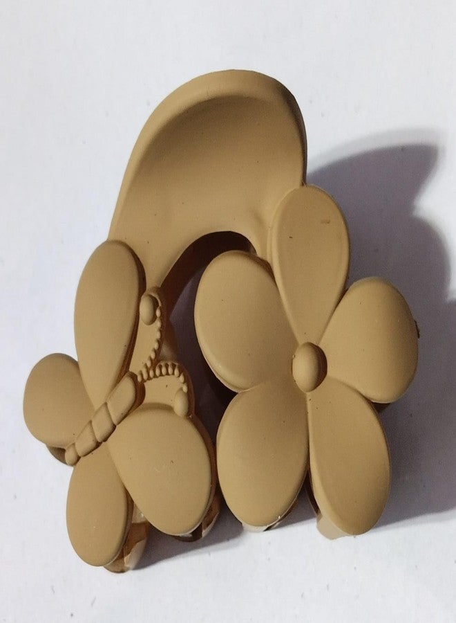 ARYANSH SHOPPE Women Hair Accessories Hair Clips/Clutcher Flowers With Mini Butterfly Matte Clutcher Thin (PACK OF 1) - Image 4